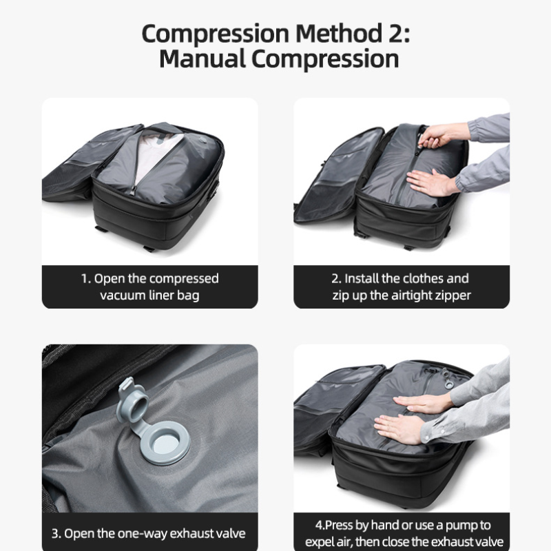 Icone™ CompressionBag: Ruimte Besparing Compressie Vacuüm Reis Tas
