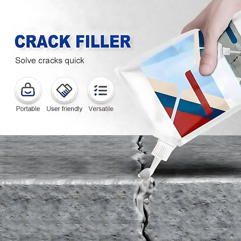 CrackFix 1+1 GRATIS - Zwaar Duty Beton Scheur Reparatie Lijm