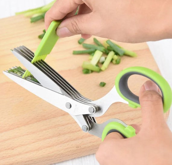 Globetrek° KitchenScissors 1+1 GRATIS: Multifunctioneel 5 Messen Keuken Snijder