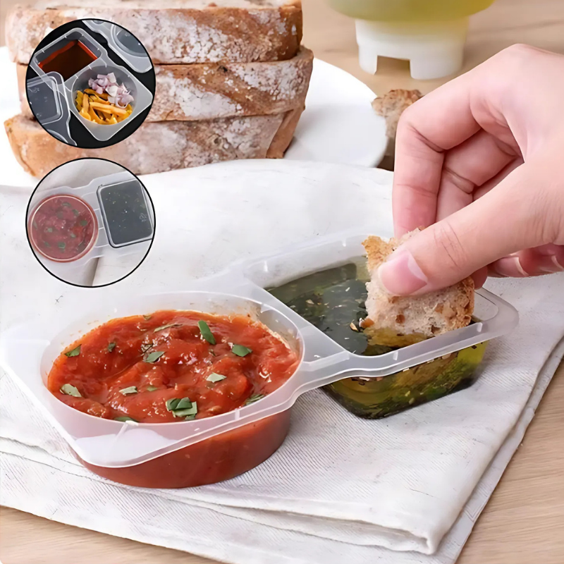Globetrek° FoodContainer: Duaal Compartimenten Voedselopslagcontainer