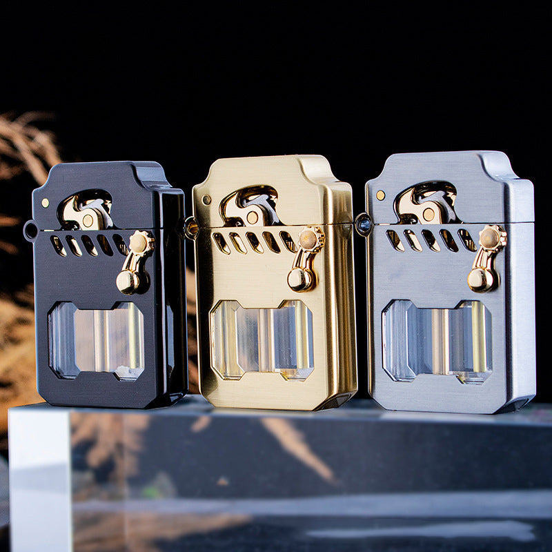 PowerLighter - Krachtige Moderne Design Windbestendige Metalen Aansteker