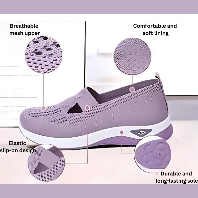 Happy™ StylishSneakers 1+1 GRATIS: Ademend Comfort Pasvorm Stijlvolle Sneakers