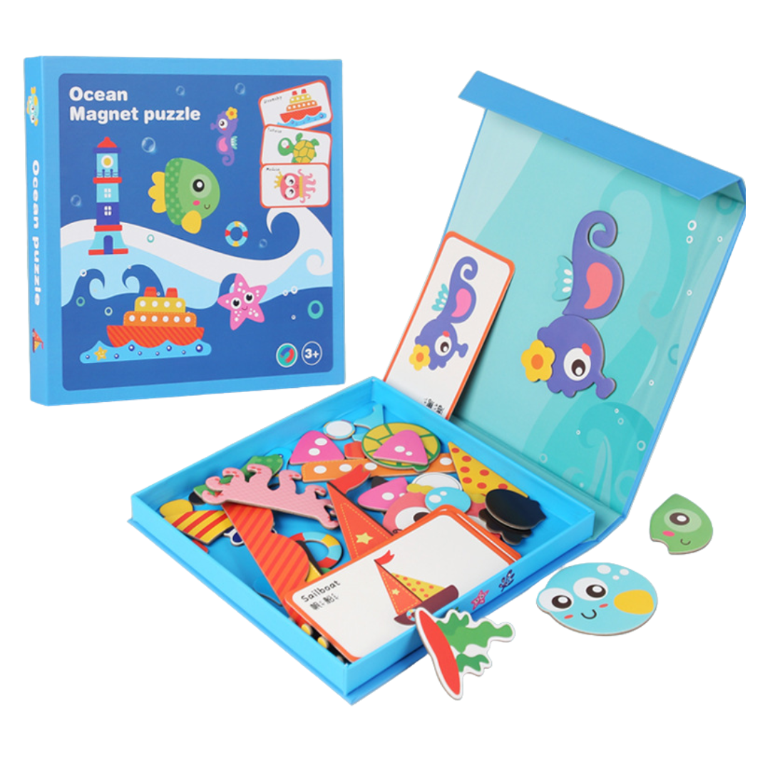 Kletshuts™ CharacterPuzzle: Interactief Verandering Karakter Puzzel Spel Set Speelgoed
