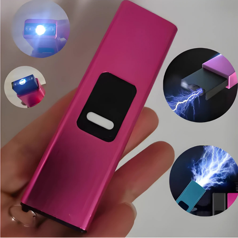 MiniShock: 2-In-1 Oplaadbaar Draagbaar Zelfverdedigingsapparaat