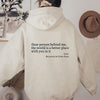 Icone™ DearHoodie: Hoodie Met Voor En Achterkant Opdruk Bericht