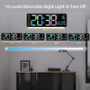 Globetrek° DigitalClock: Groot LED-Scherm Display Digitale Klok