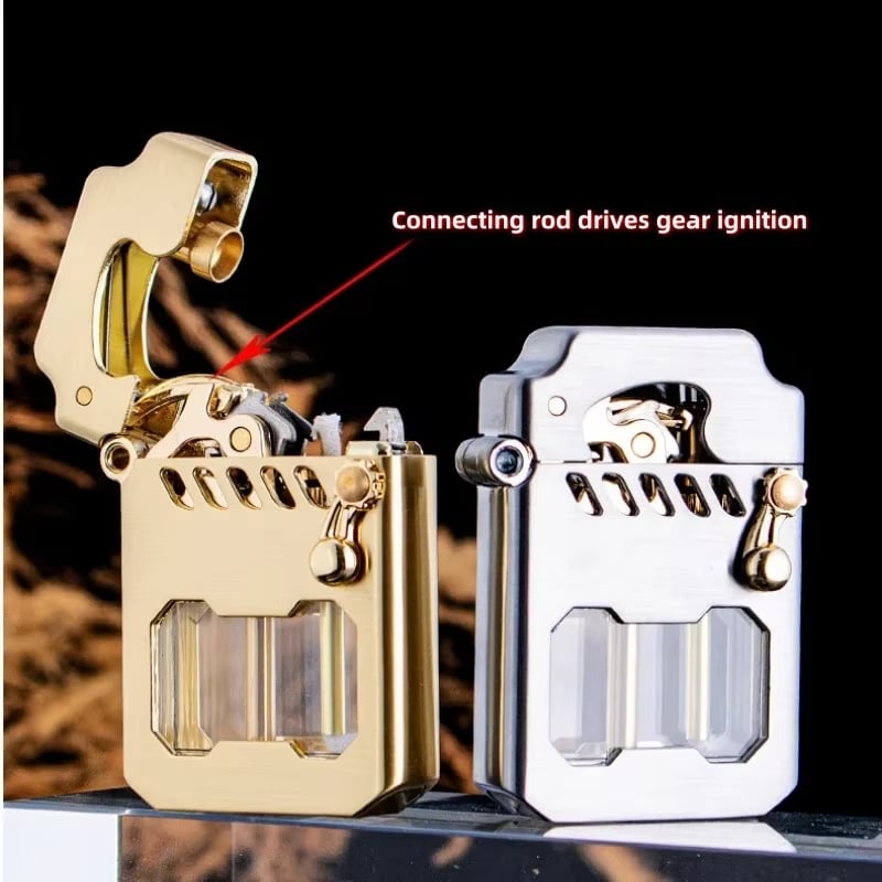 PowerLighter - Krachtige Moderne Design Windbestendige Metalen Aansteker