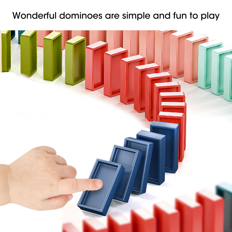 Kletshuts™ DominoTrain - Automatische Domino Leg Trein Set