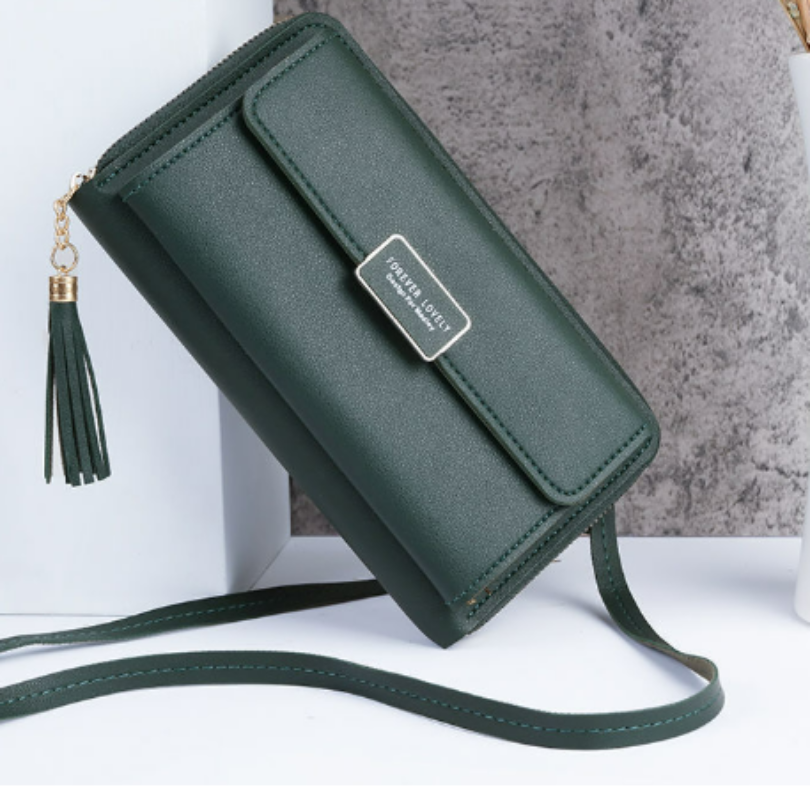 Icone™ WalletBag: Omvormbare Grote Portemonnee Slinger Tas