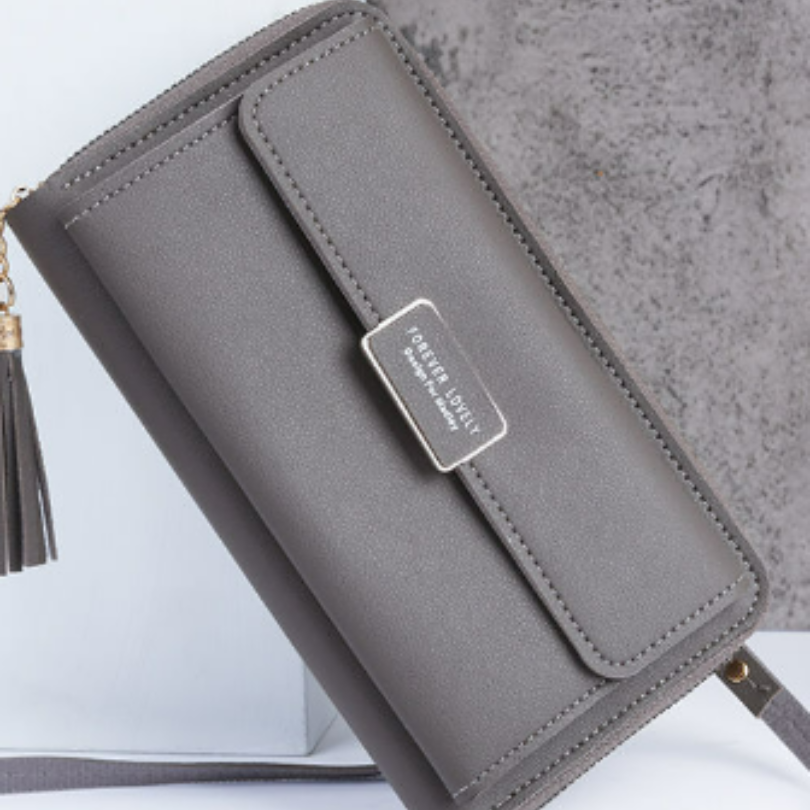 Icone™ WalletBag: Omvormbare Grote Portemonnee Slinger Tas