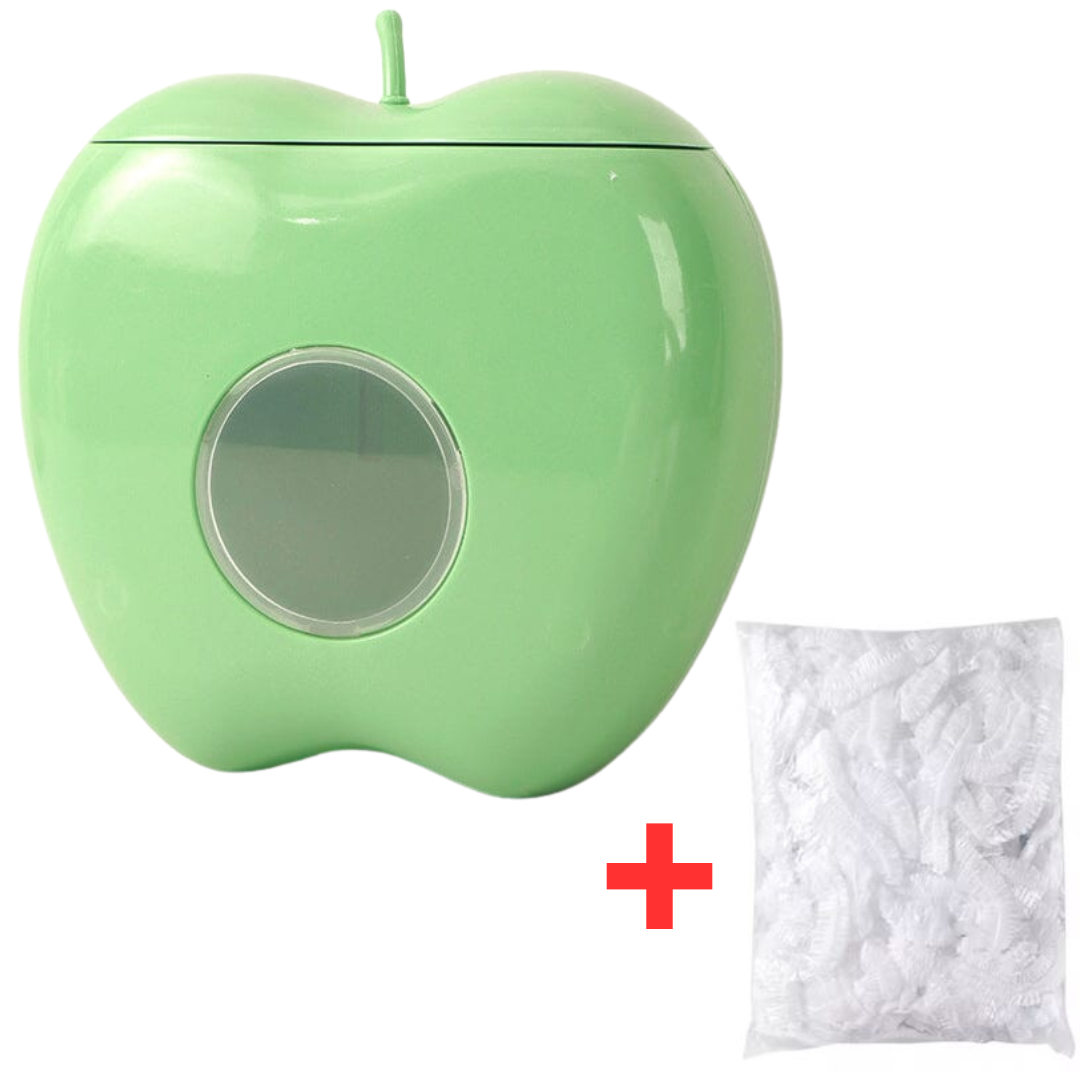 Globetrek° PlasticStorage 1+1 GRATIS: Apple Opslag Dispenser + 100 Stuks Plastic Wikkels