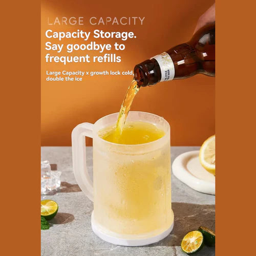 Globetrek° IceMug 1+1 GRATIS: Dubbele Laag Snel Ijs IJs Koel Vriezer Mok