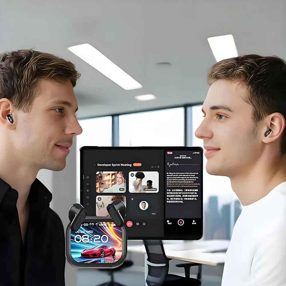 ProEarbuds™ – Compact Reizendopjes Met Smart Display