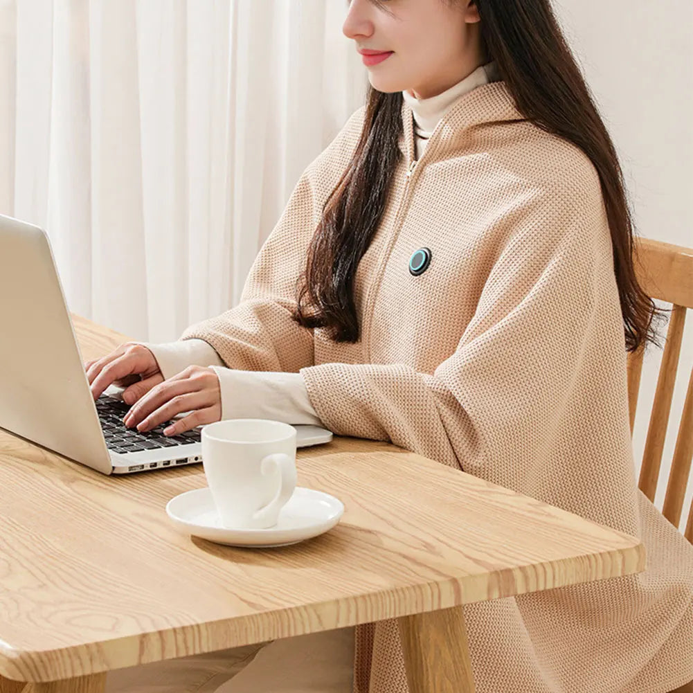 Icone™ HeatedShawl: Elektrisch Verwarmd Sjaal Thermisch Comfort Winter Warm Deken