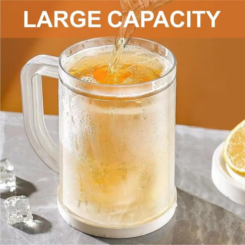 Globetrek° IceMug 1+1 GRATIS: Dubbele Laag Snel Ijs IJs Koel Vriezer Mok