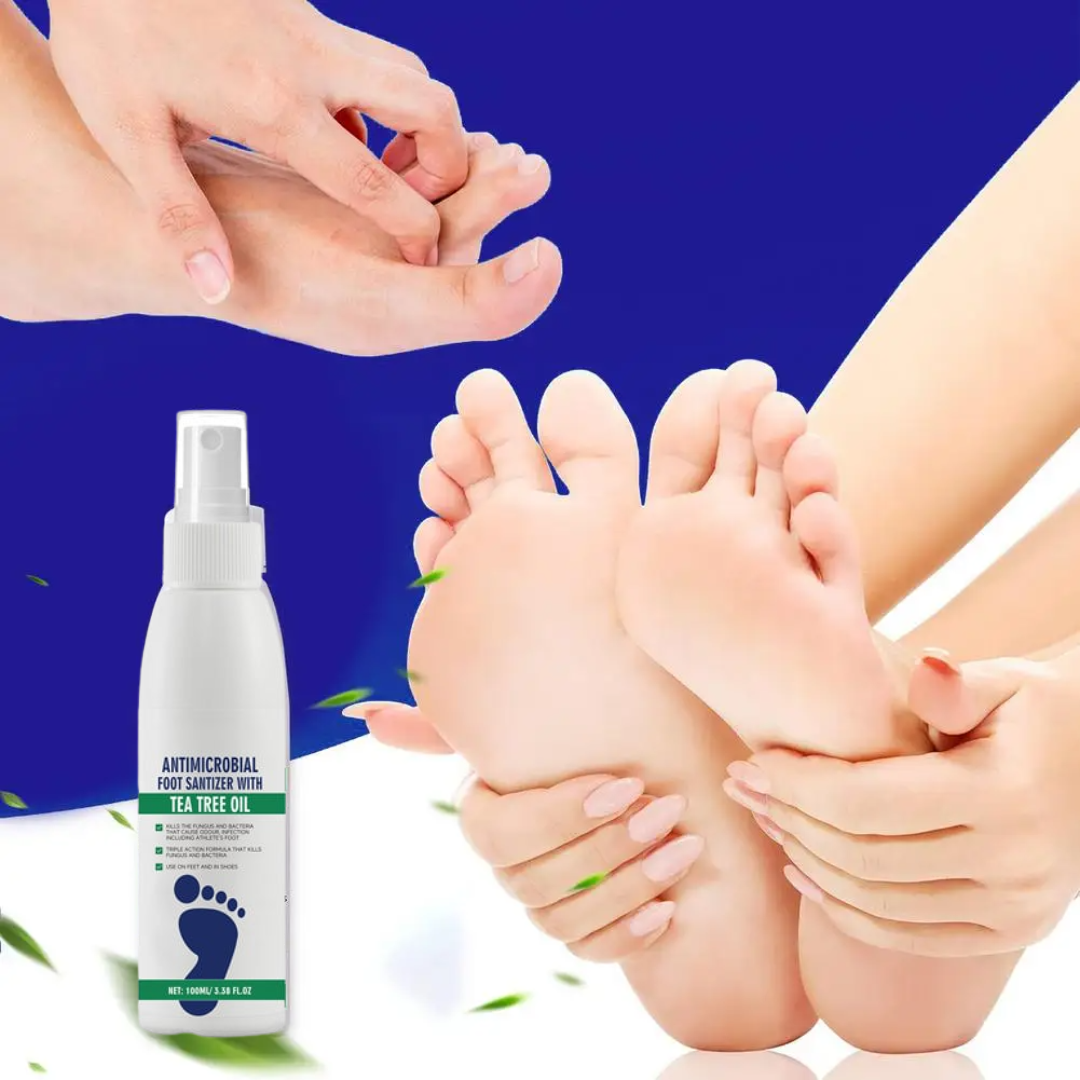 FootCare 1+1 GRATIS: Antimicrobieel Diepe Hydratatie Voetverzorging Spray