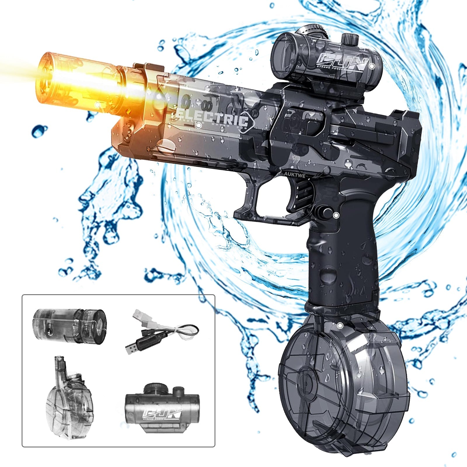 Kletshuts™ WaterGun: Lange Afstand Schieten Elektrisch Waterpistool