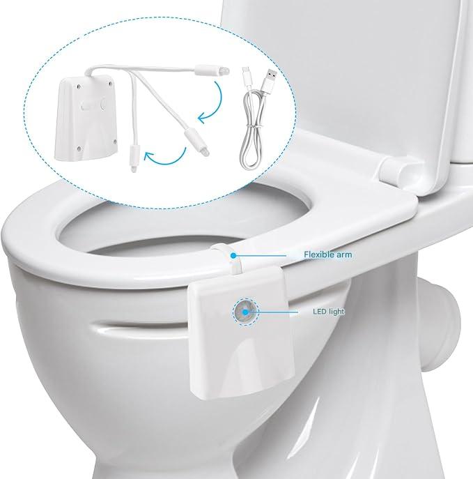 Ledsen™ ToiletLight: Beweging Sensor Toilet Nacht Licht