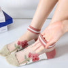 Happy™ MeshSocks: Ademend Comfortabel Leuk Ontwerp Mesh Enkelsokken