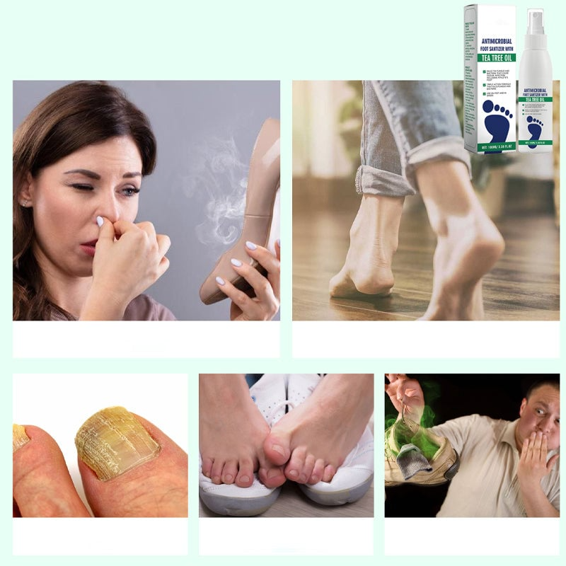FootCare 1+1 GRATIS: Antimicrobieel Diepe Hydratatie Voetverzorging Spray