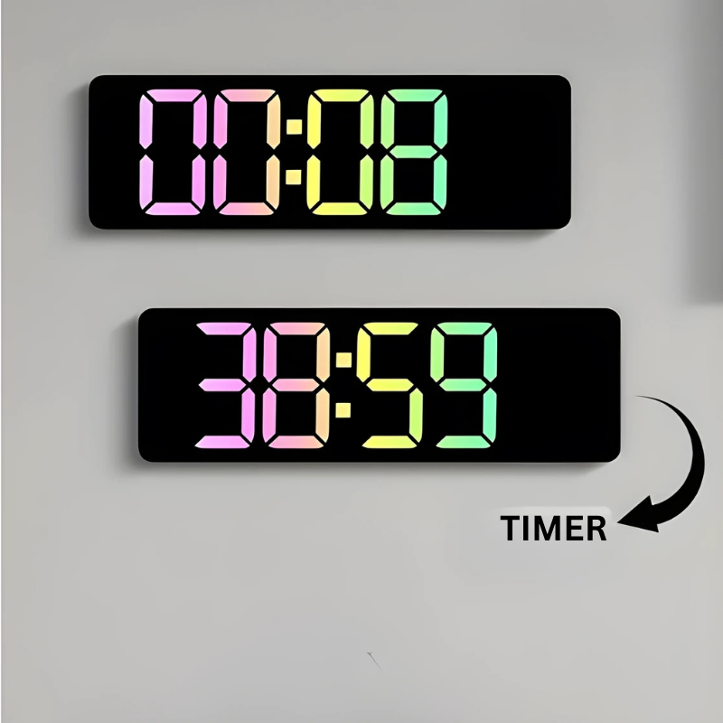 Globetrek° DigitalClock: Groot LED-Scherm Display Digitale Klok