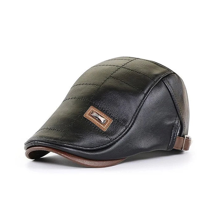 Icone™ EliteHat - Trendy Leren Baret Van Hoge Kwaliteit