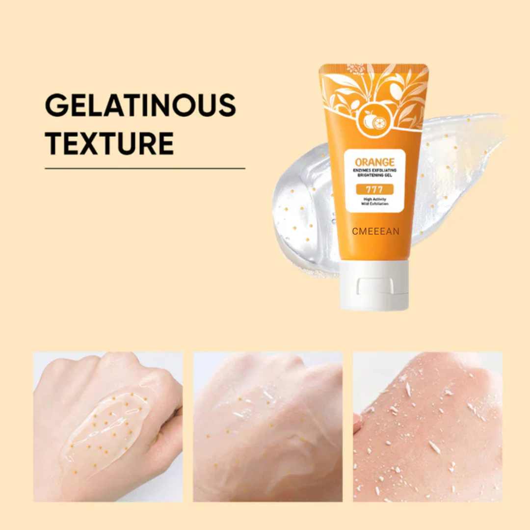 ExfoliatingGel 1+1 GRATIS: Oranje Exfoliërende Gel Zacht Dode Huid Verwijderaar