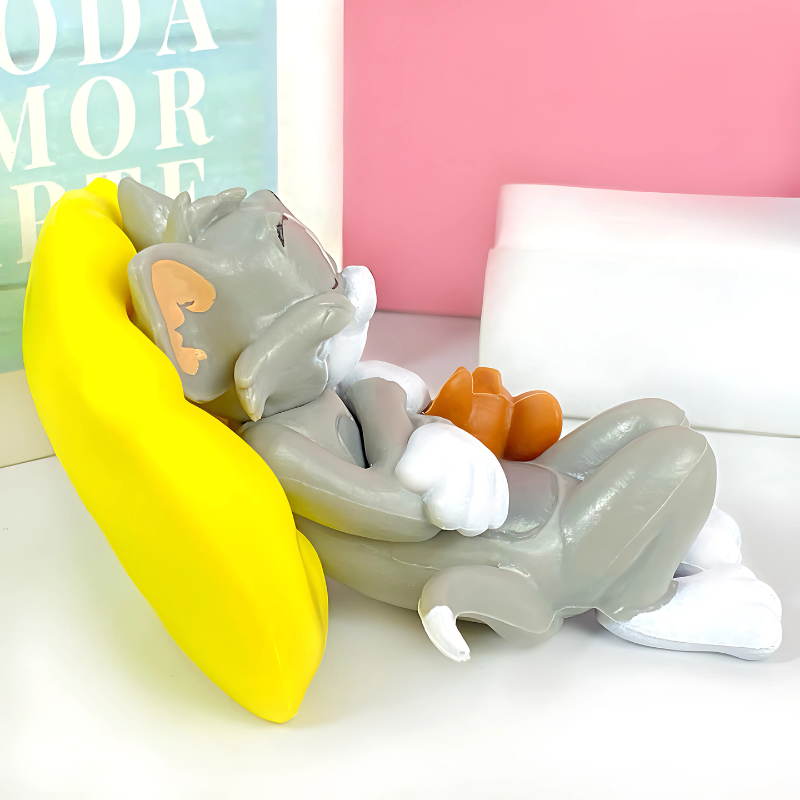 CarCharm 1+1 GRATIS: Tom En Jerry Speels Dashboard Ornament