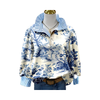 Icone™ FormalBlouse: Stijlvolle Lange Mouwen Unieke Print Formele Blouse