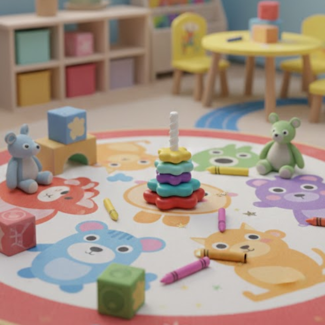 Kletshuts™ StackingToy: Regenboog Toren Wiel Stapelen Speelgoed Zintuiglijk Leren