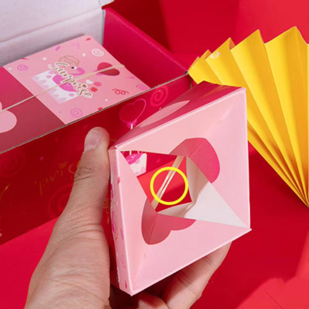ExplodingBox 1+1 GRATIS: Creatieve Gepersonaliseerde Exploderende Verrassing Cadeau Doos
