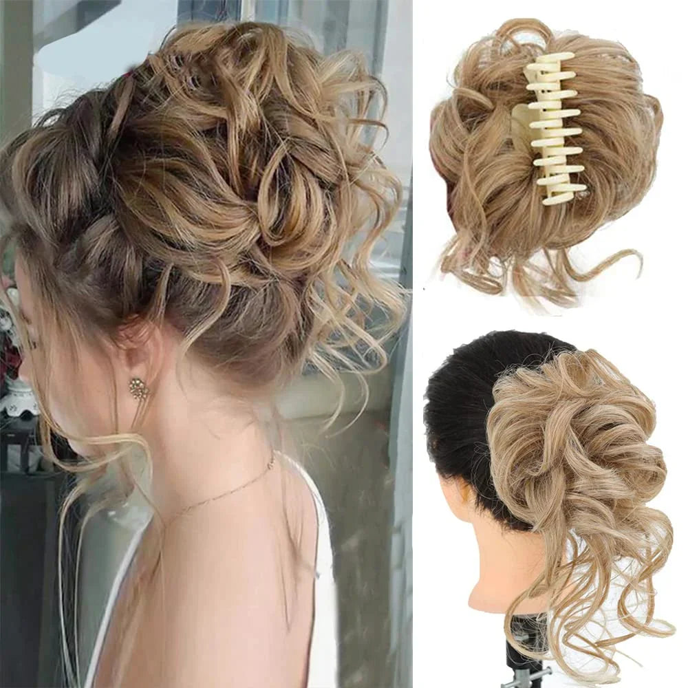 Rose® CurlyBun: Instant Krullend Bun Haar Klem