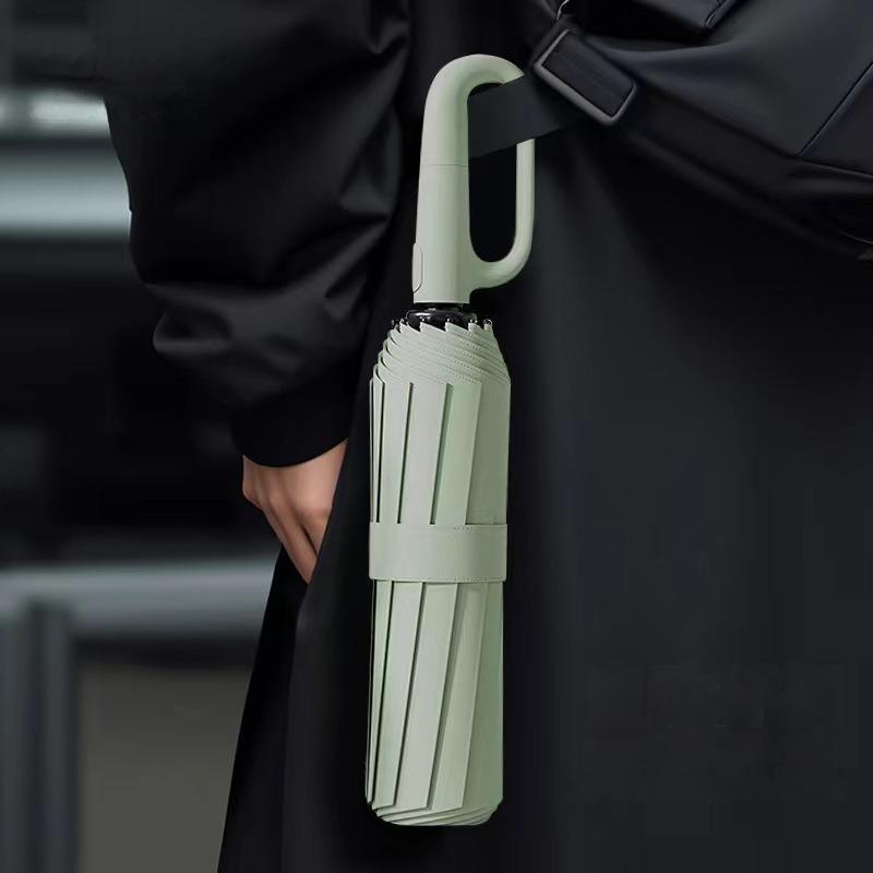 FoldingUmbrella: Automatisch 20 Botten Ringgesp Handvat Opvouwbare Paraplu