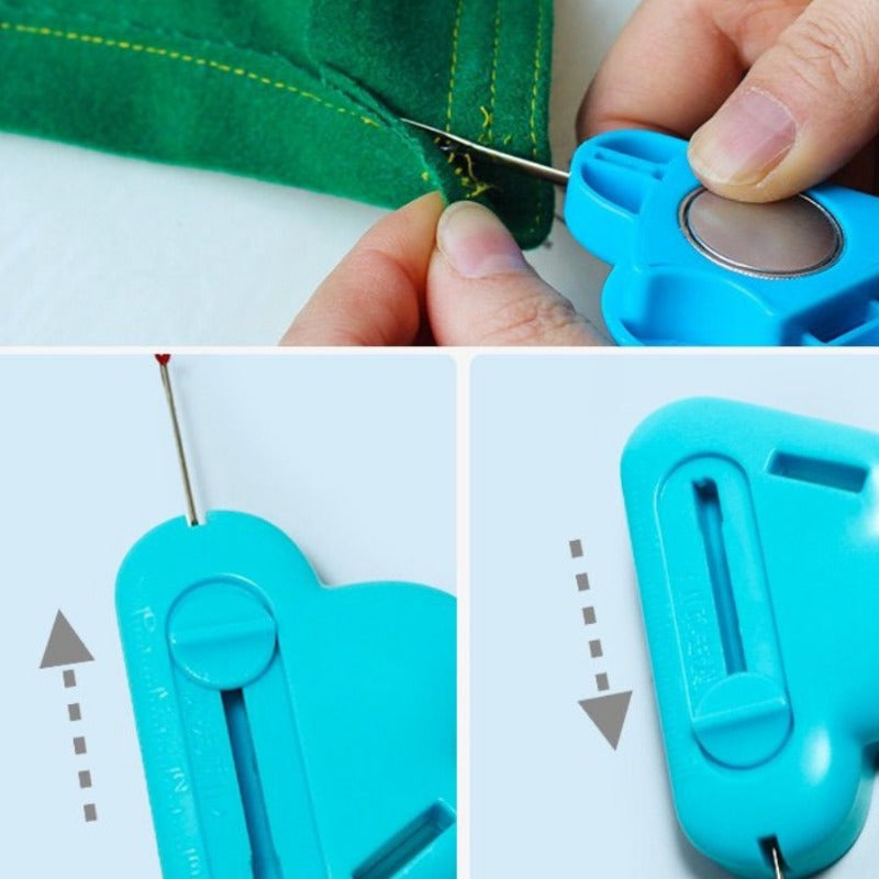 SewingTool- 2-In-1 Verstelbare Naaigeleider En Ingebouwde Tornmesje Gereedschap