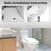 Globetrek° ToiletBolt 1+1 Set GRATIS: Zware Toiletbril Vergrendelingsbout En Schroevenset