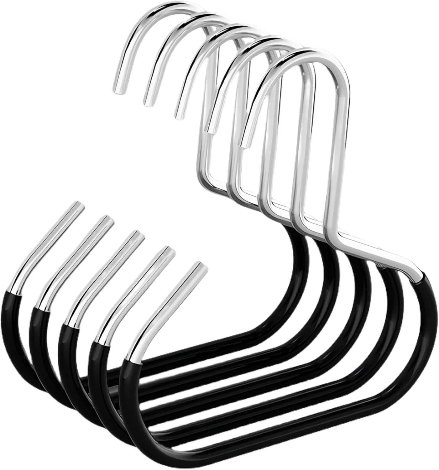 GlideHold® ClosetRing 10+10 GRATIS: Open Ring Ruimtebespaarder Kast Hanger