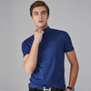 Icone™ FitShirt 1+1 GRATIS: Heren Slanke Pasvorm Hoge Nek Ongedwongen Overhemd