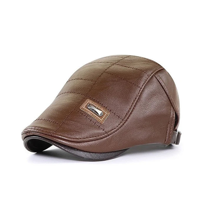 Icone™ EliteHat - Trendy Leren Baret Van Hoge Kwaliteit