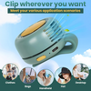 ClipFan - Mini Oplaadbare Nek En Taille Clip-on Ventilator