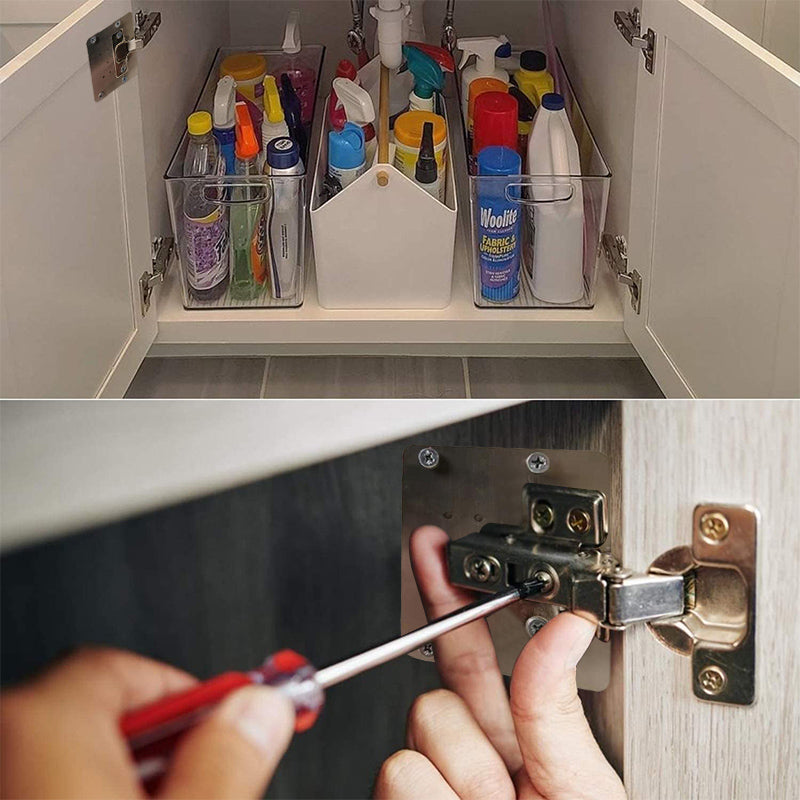 HingePlate 1+1 GRATIS: DIY Meubel Scharnieren Reparatie Zijplaat