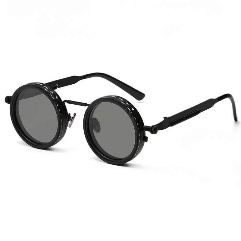 AdjustableSunglass: Fel Tot Weinig Licht Verstelbare Dimmende Zonnebril Met Etui