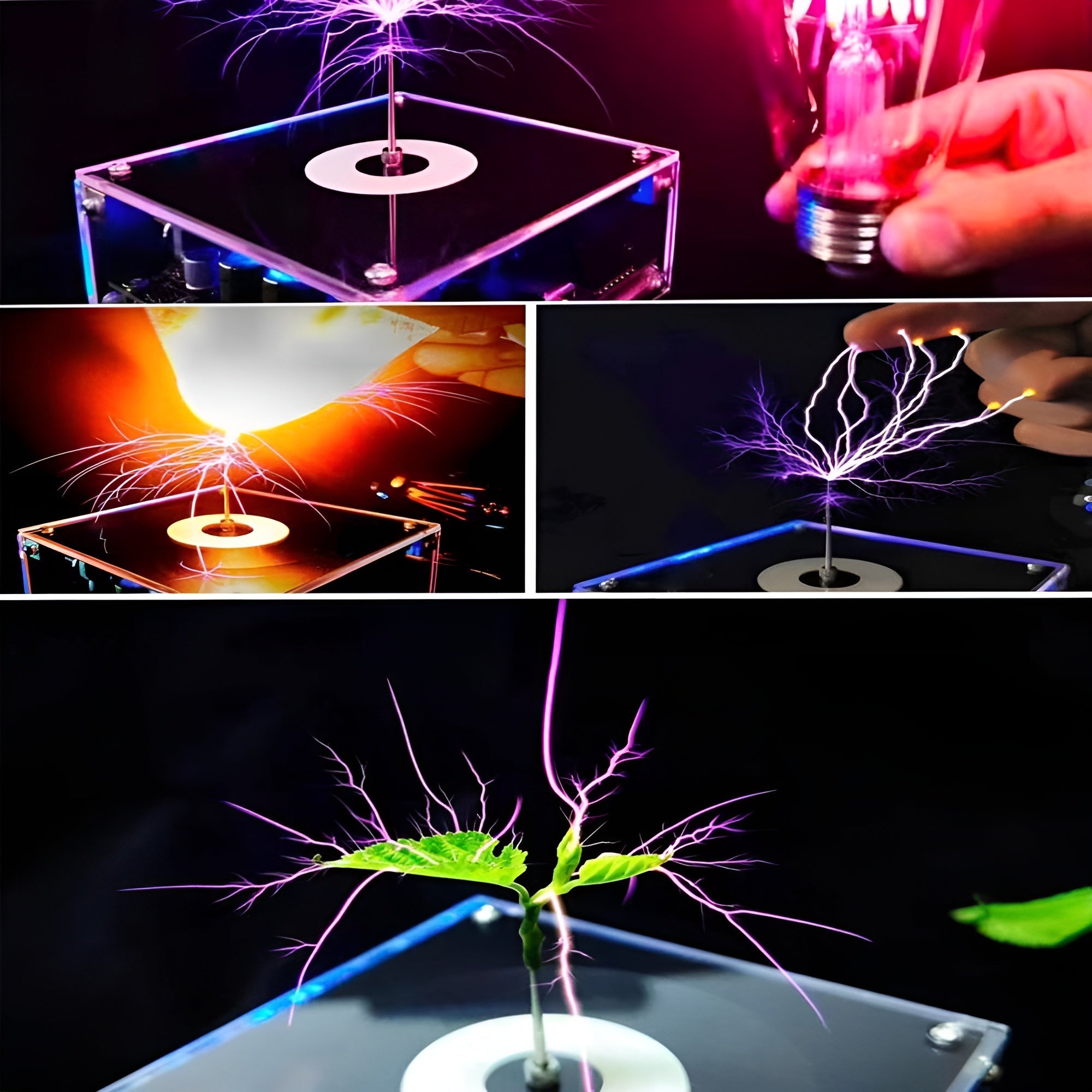 MusicalSpark: Tesla Spoel Elektrisch Muzikaal Vonk En Bliksem Apparaat