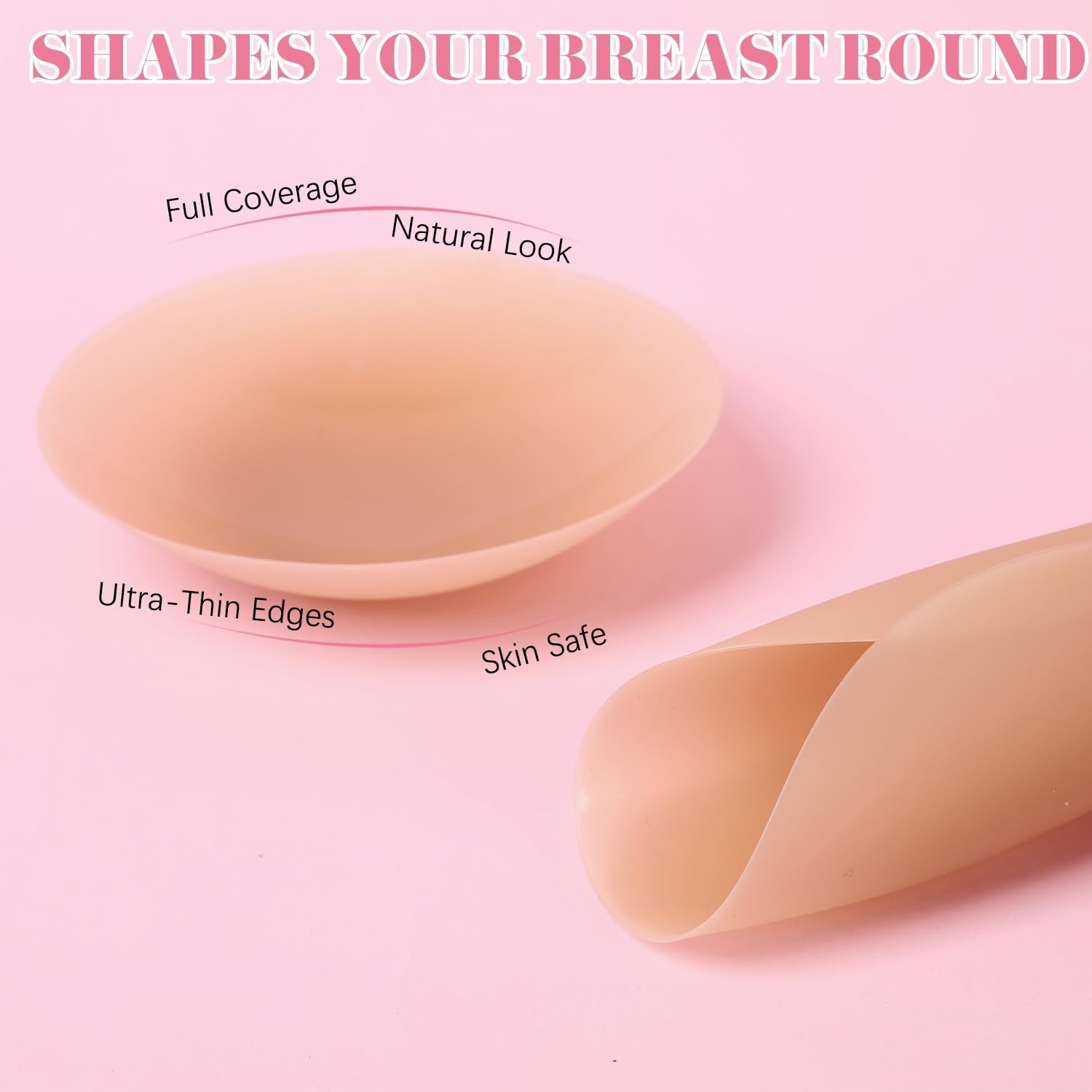 Icone™ NippleCover 1+1 GRATIS: Dunne Matte Siliconen Klevende Tepelcovers