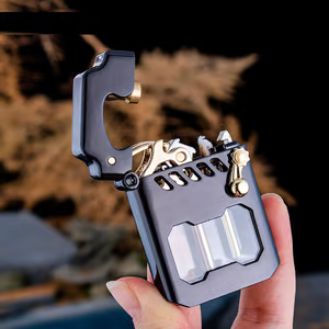 PowerLighter - Krachtige Moderne Design Windbestendige Metalen Aansteker