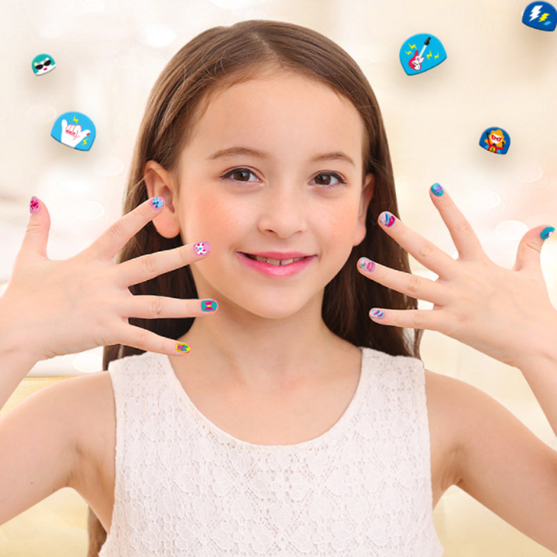 Kletshuts™ NailStickers: Kinderen Nagel Kunst Stickers Decoratie Kit