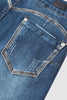 Icone™ KneeDenim: Rekbaar Stijlvolle Knielange Denim Broek
