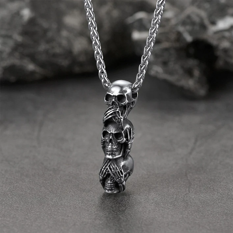 Jewelance™ SkullNecklace: Schedel Halsketting Voor Heren En Vrouwen