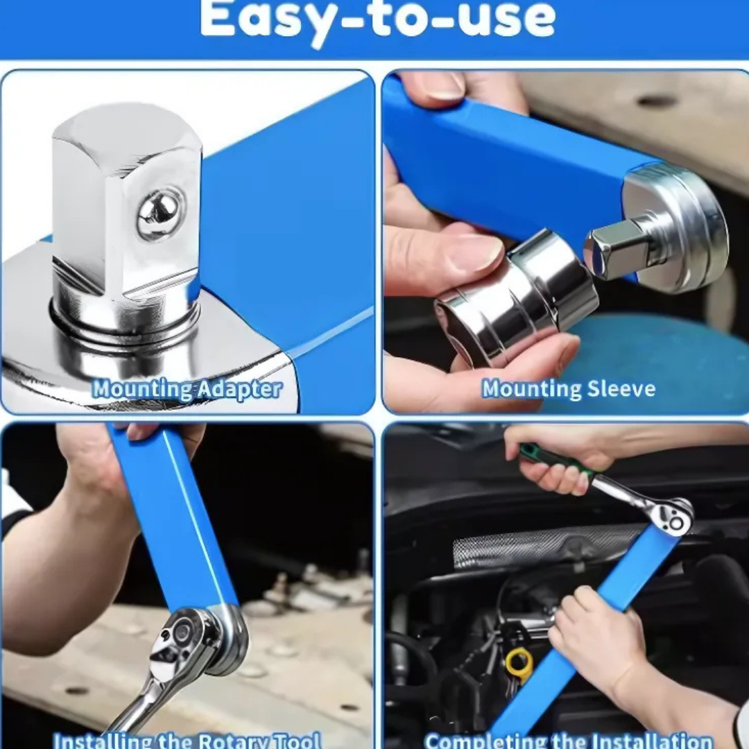 ExtensionWrench: Dubbele Kop Ontwerp Offset Verlengingssleutel Reparatiegereedschap