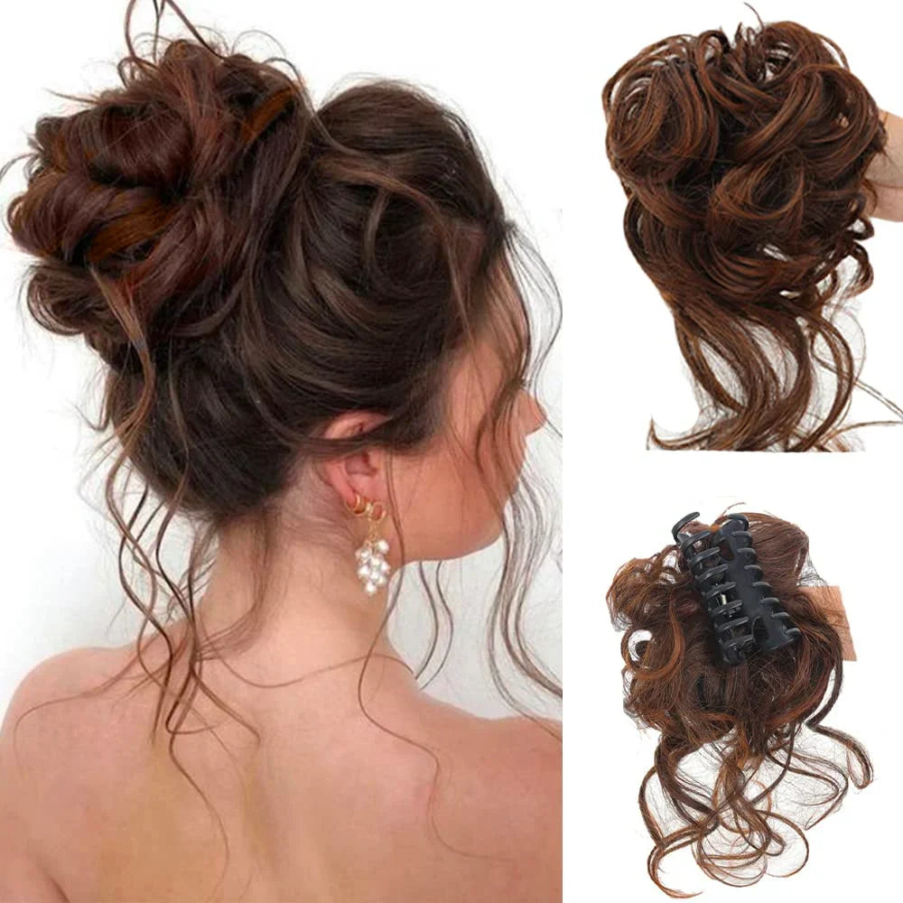 Rose® CurlyBun: Instant Krullend Bun Haar Klem