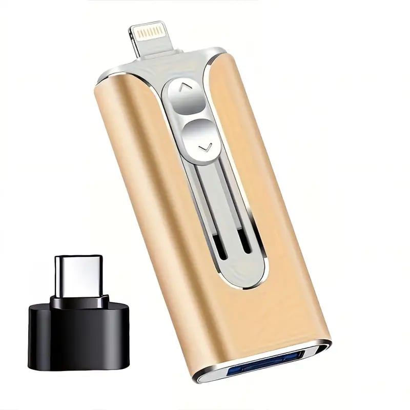 USBDrive - Compact En Duurzame Multi‑Apparaat 4‑In‑1 USB-Flashdrive